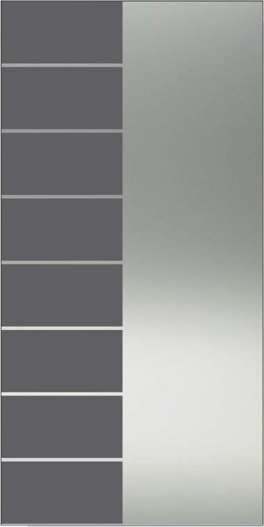 Vetrina, vetrina mobile #Grigio