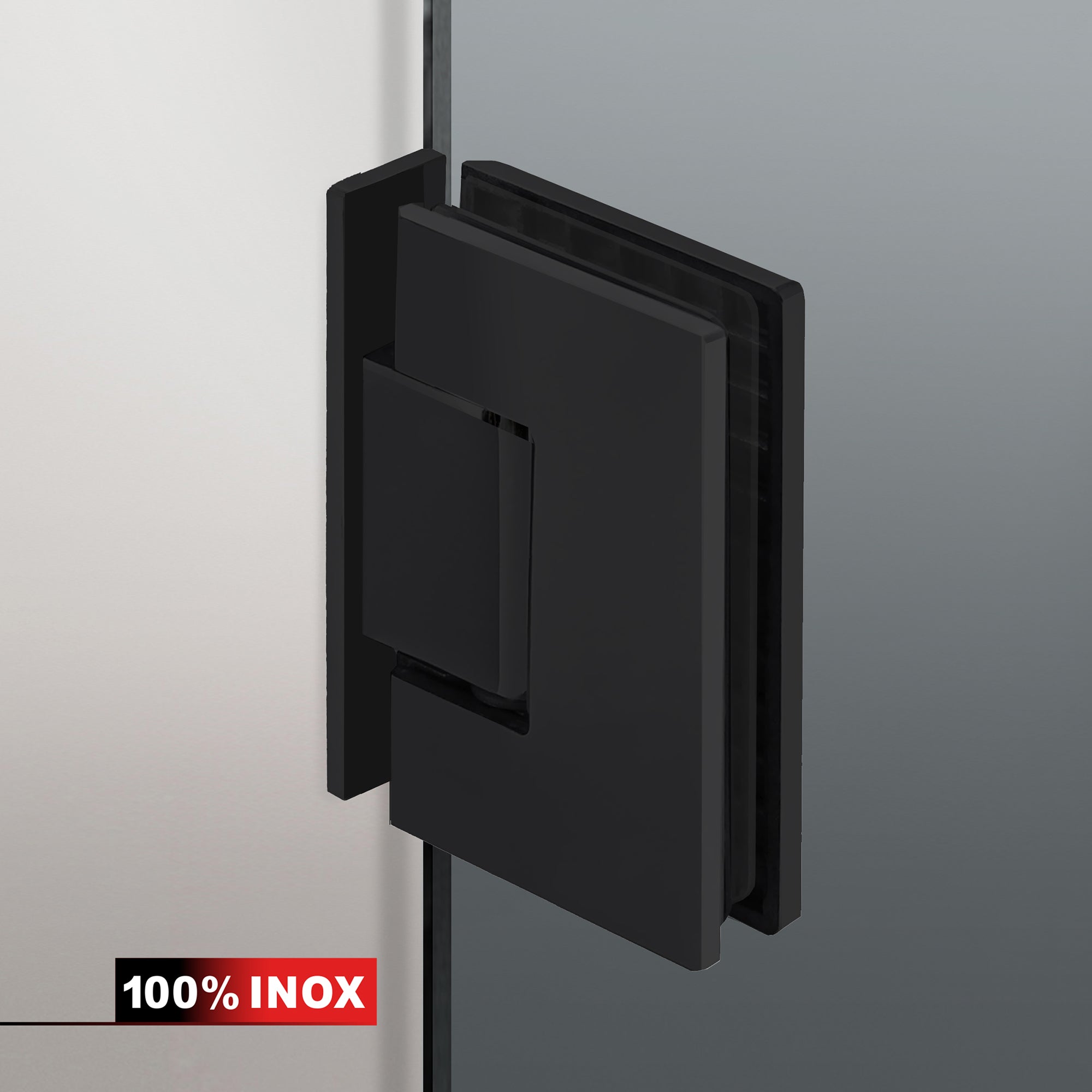 Cabina doccia con porta battente #Grigio