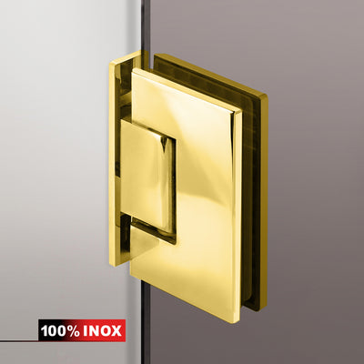 Porta in vetro battente oro, #Bronzo