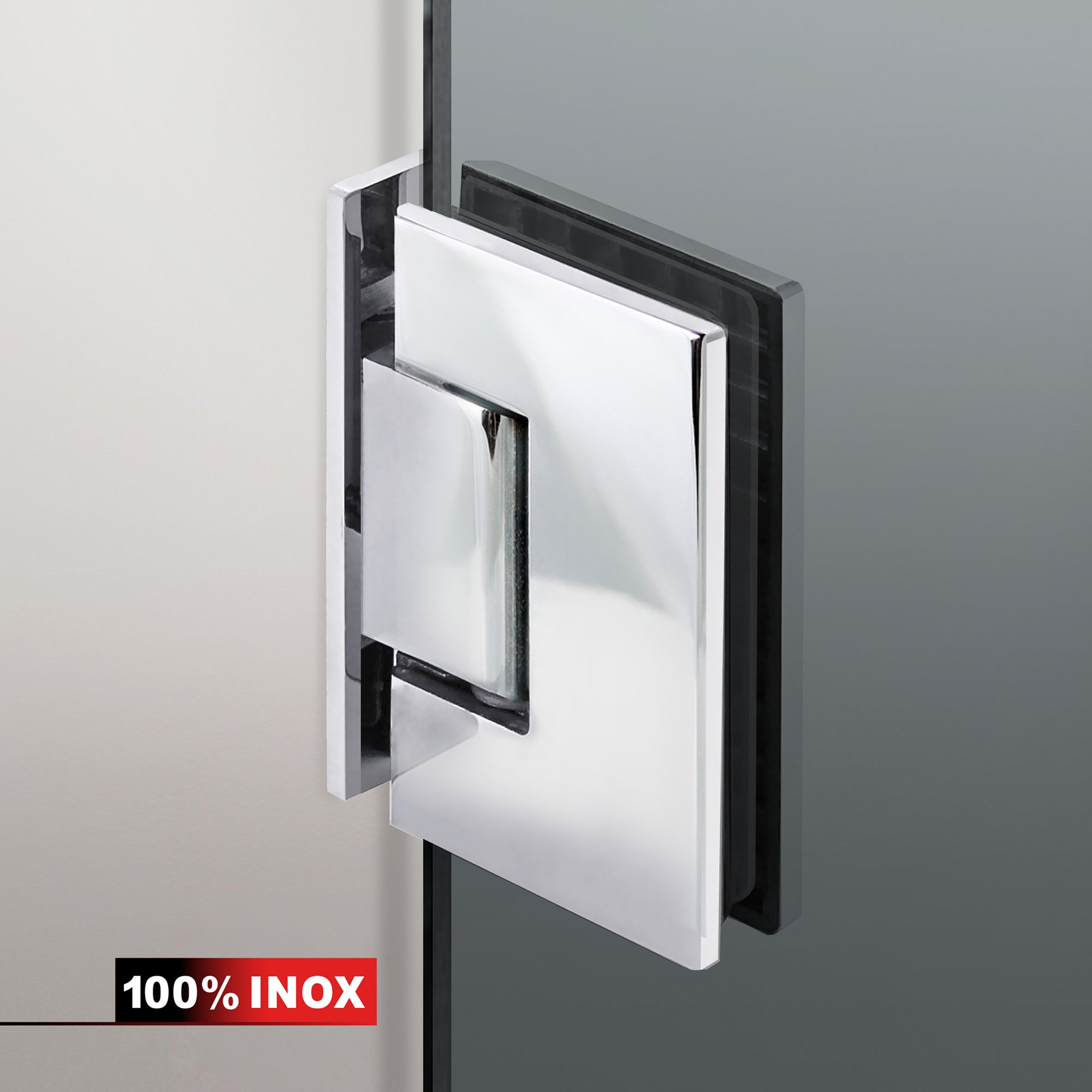 Cabina doccia con porta battente #Grigio