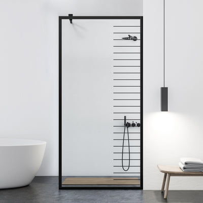 Paravan dus Walk-in, Perete dus Negru, #Clara