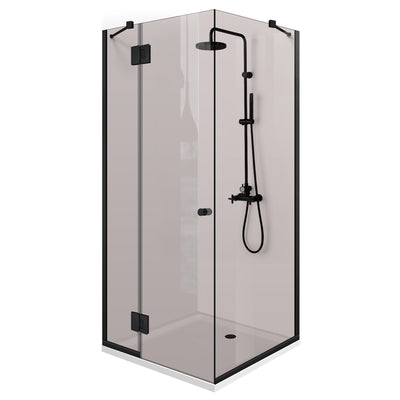 Cabina dus cu 3 elemente cu usa batanta