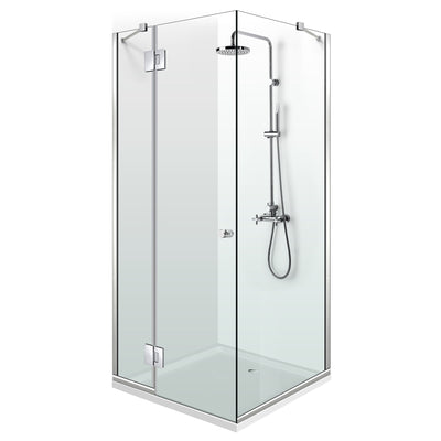 Cabina dus cu 3 elemente cu usa batanta