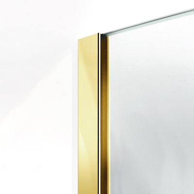 Paravan dus Walk-in, Perete dus  Auriu, #Mat #Matt