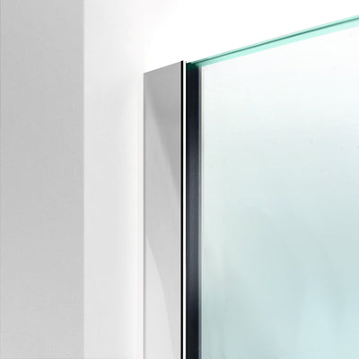 Paravan dus Walk-in, Perete dus  Inox, #Clara