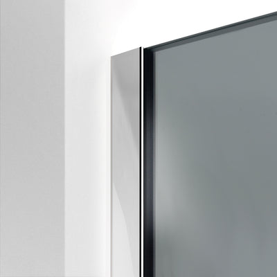 Paravan dus Walk-in, Perete dus Inox, #Gri #Szürke