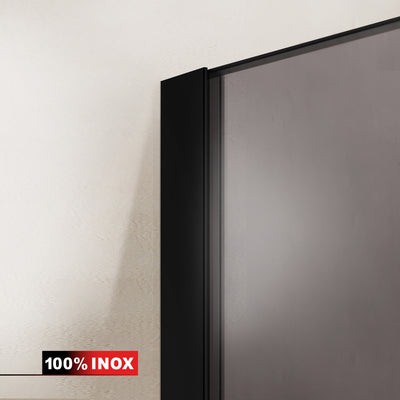 Cabina doccia con porta battente #Bronzo