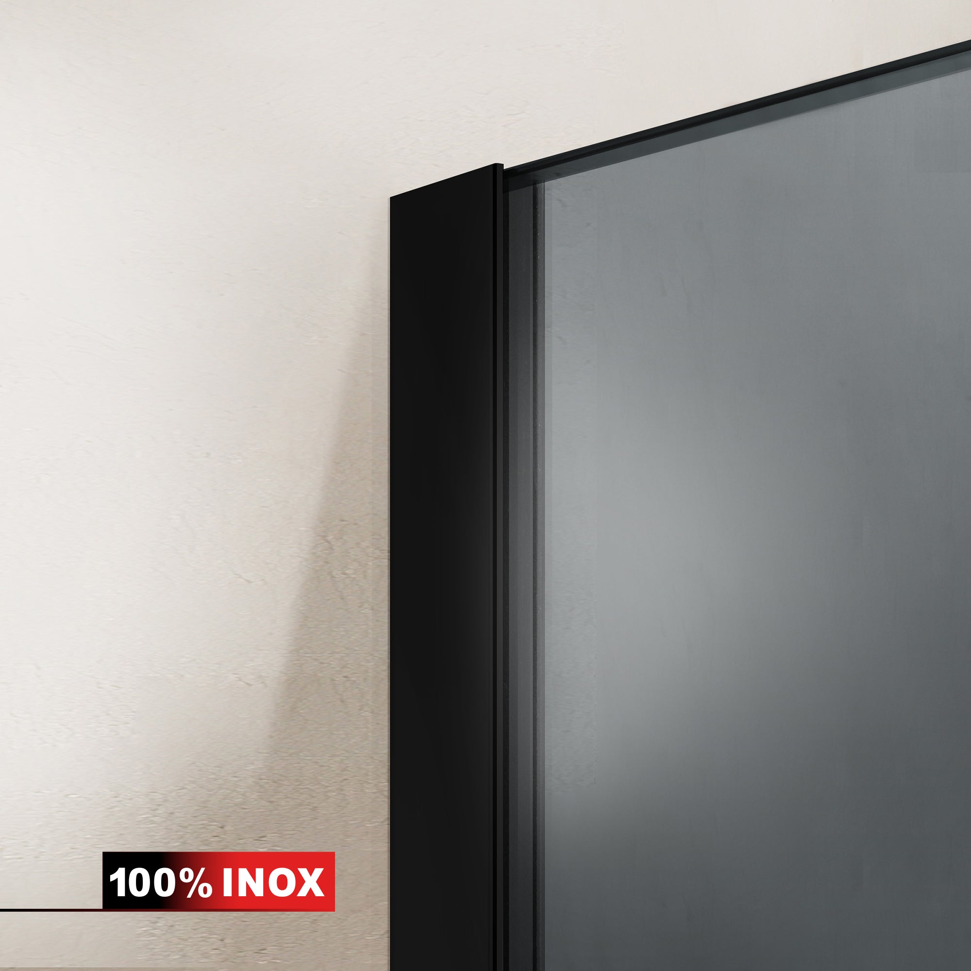Cabina doccia con porta battente #Grigio