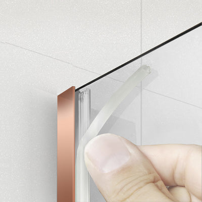 Paravan dus Walk-in, Perete dus  Copper, #Clara #Víztiszta