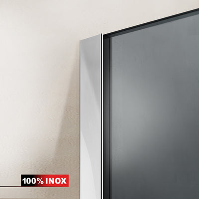 Cabina doccia con porta battente #Grigio