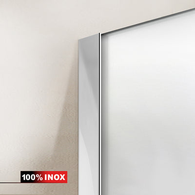 Cabina doccia con porta battente #Satinato