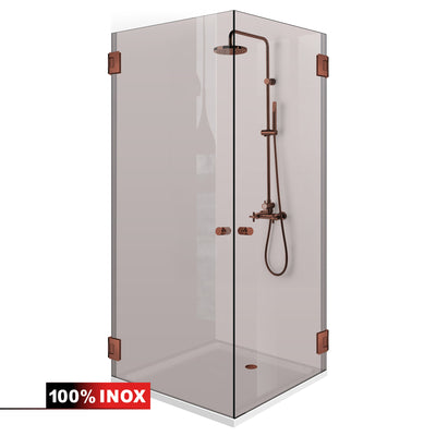 Cabina dus cu usa batanta #Bronz
