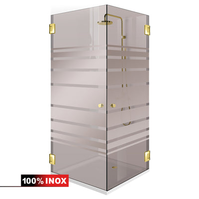 Cabina dus cu usa batanta #Bronz