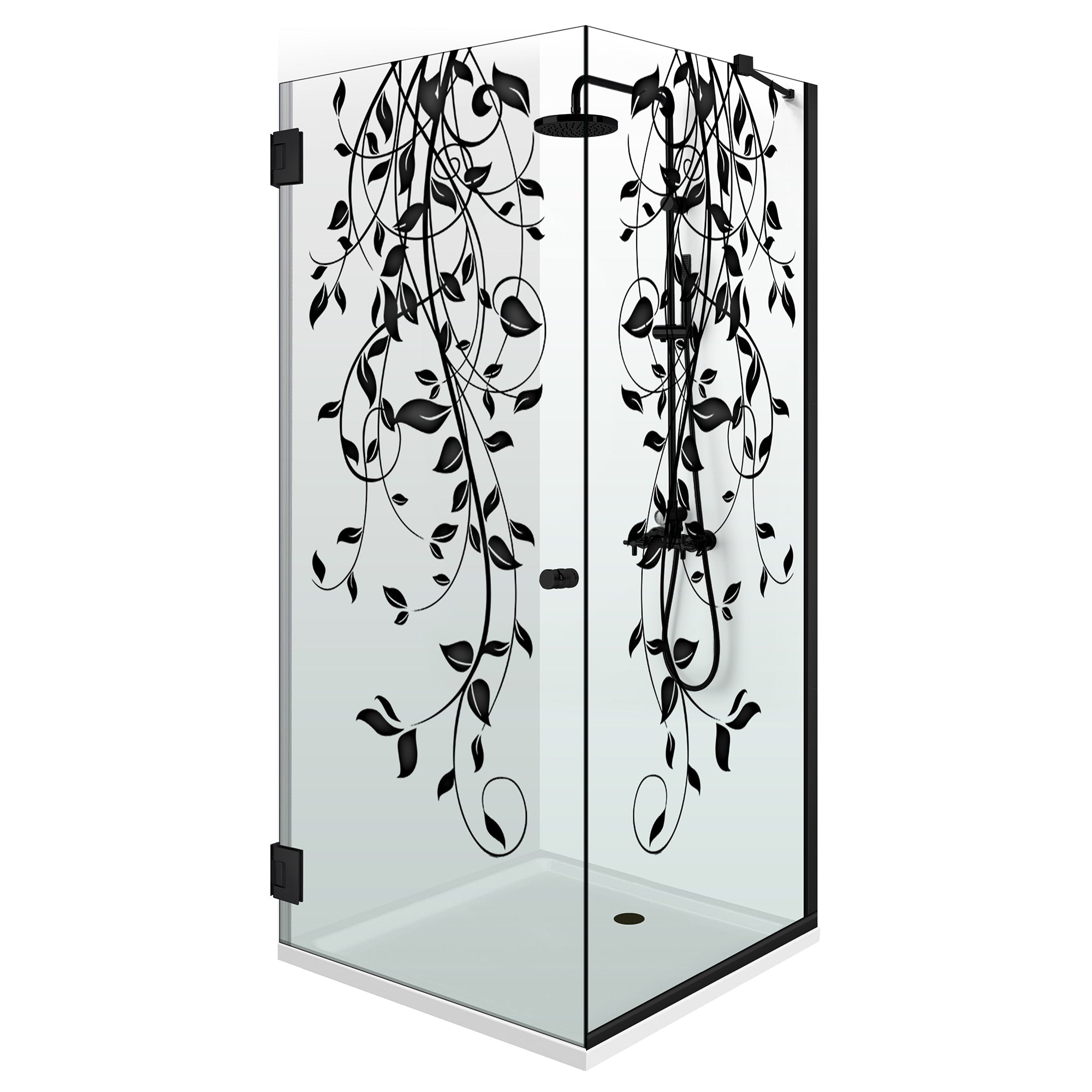 Cabina doccia con porta battente #Trasparente