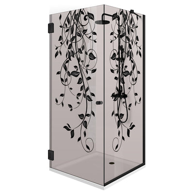 Cabina doccia con porta battente #Bronzo