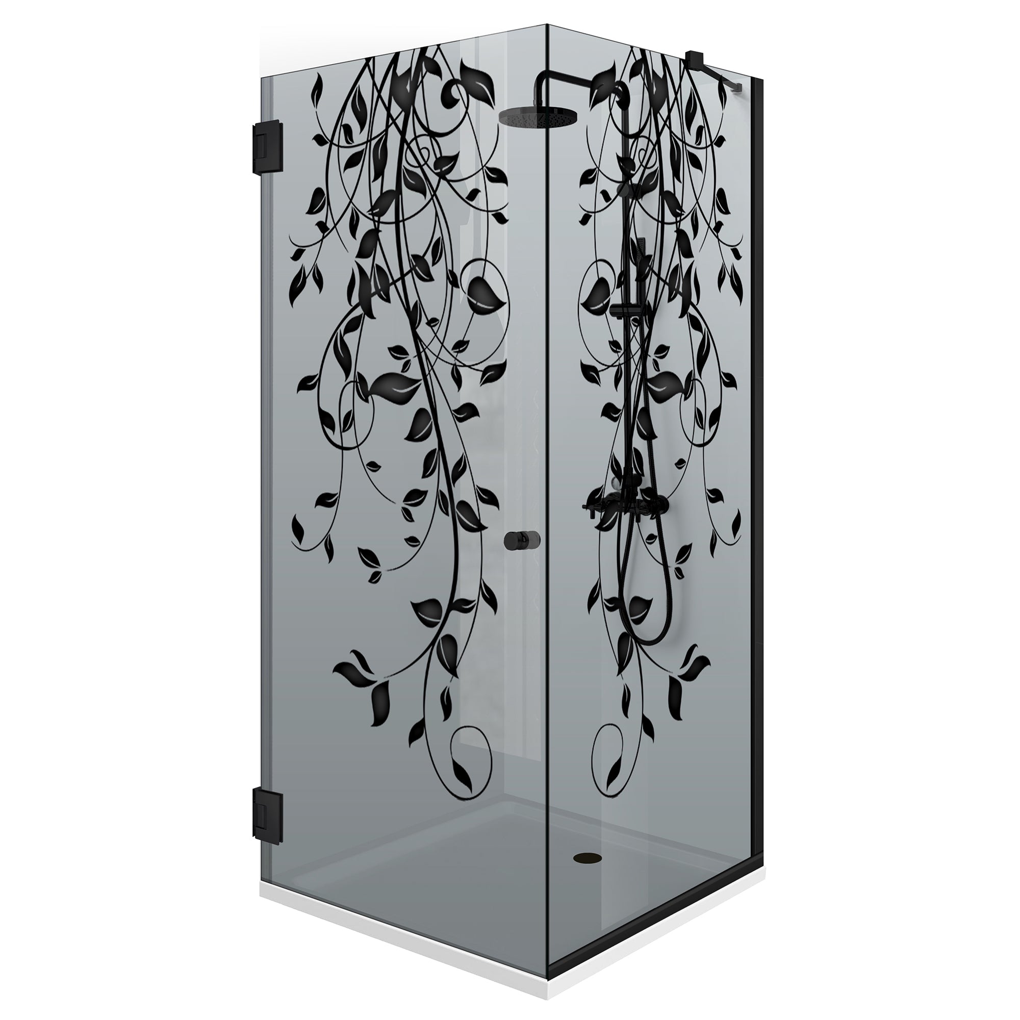 Cabina doccia con porta battente #Grigio
