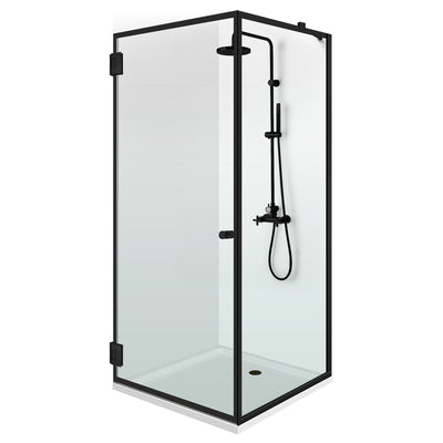 Cabina doccia con porta battente #Trasparente