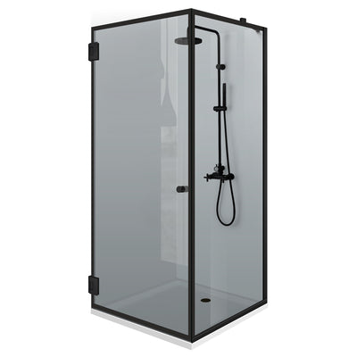 Cabina doccia con porta battente #Grigio