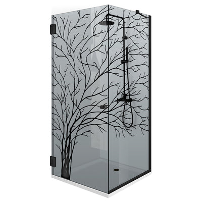 Cabina doccia con porta battente #Grigio