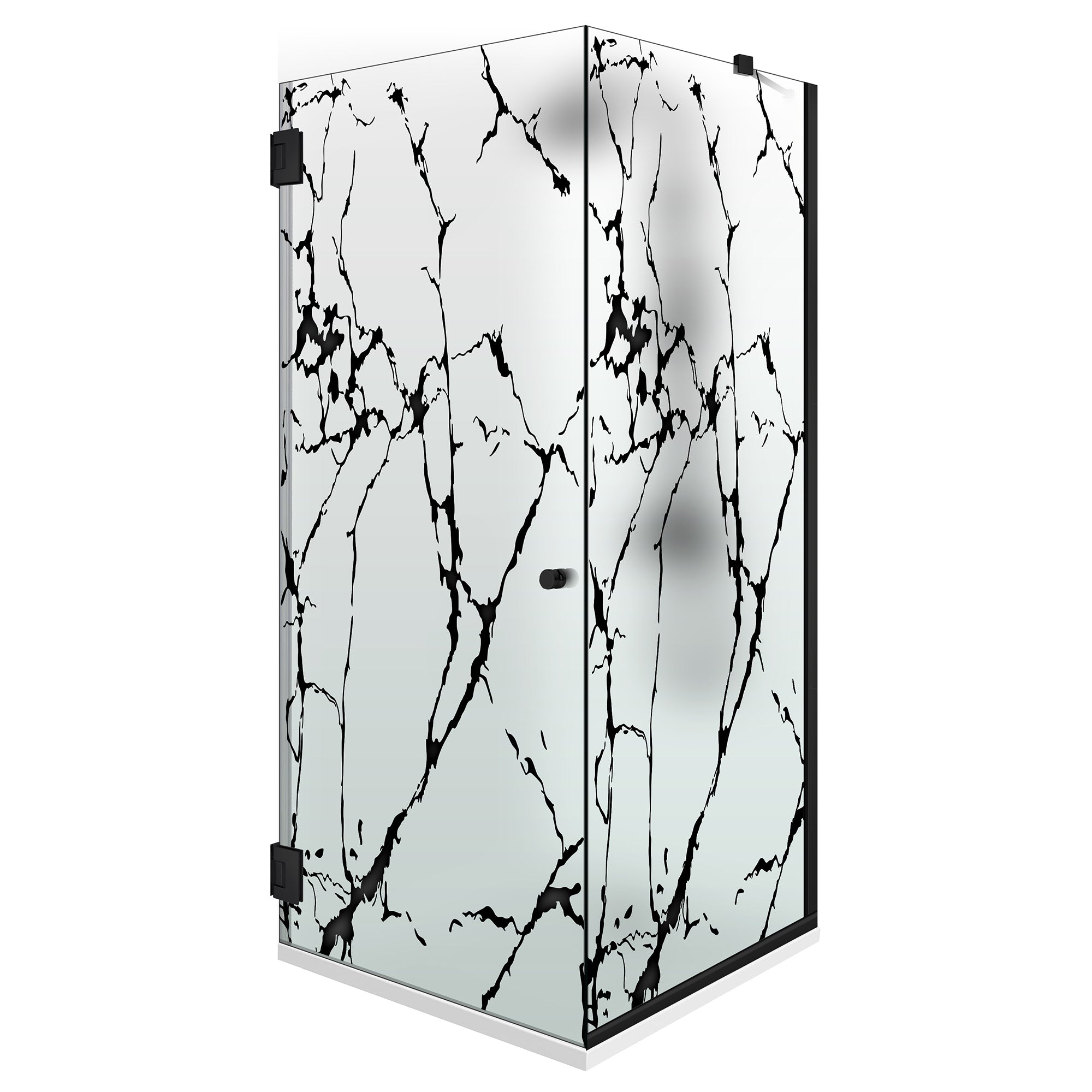 Cabina doccia con porta battente #Satinato