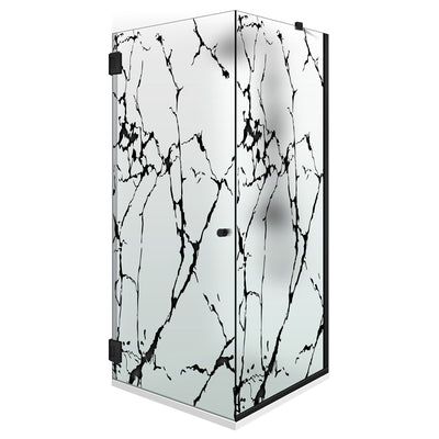Cabina doccia con porta battente #Satinato