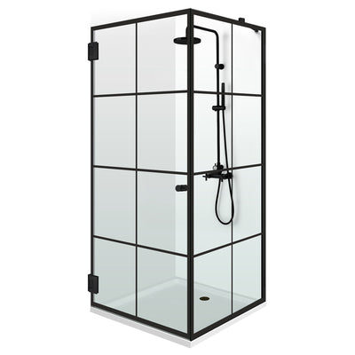 Cabina doccia con porta battente #Trasparente