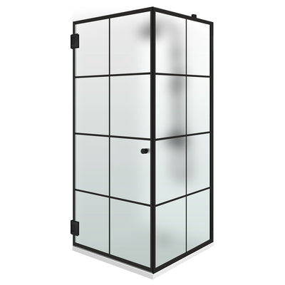 Cabina doccia con porta battente #Satinato