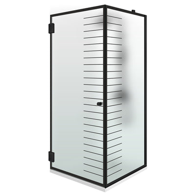 Cabina doccia con porta battente #Satinato