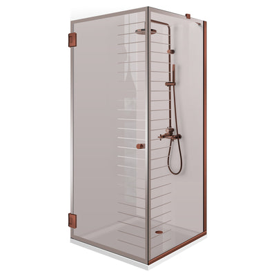 Cabina dus cu usa batanta #Bronz