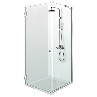 Cabina doccia con porta battente #Trasparente