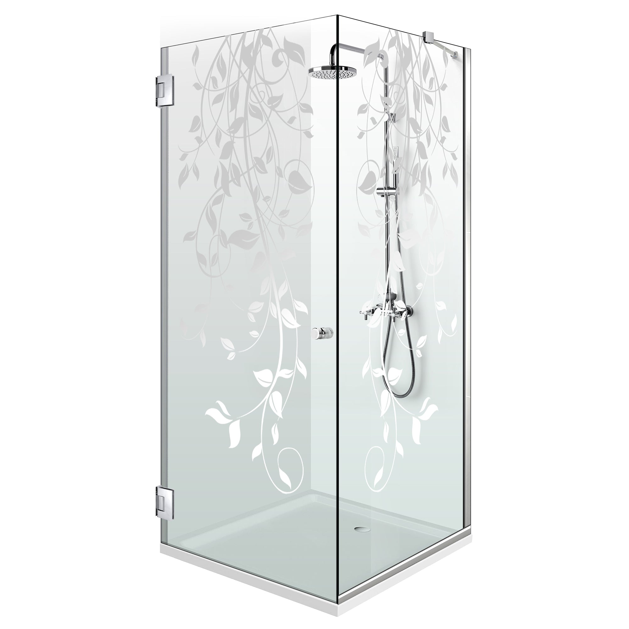 Cabina doccia con porta battente #Trasparente