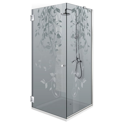 Cabina doccia con porta battente #Grigio