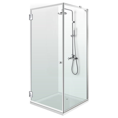 Cabina doccia con porta battente #Trasparente