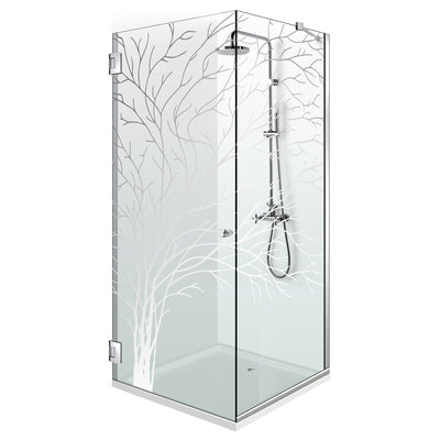 Cabina doccia con porta battente #Trasparente