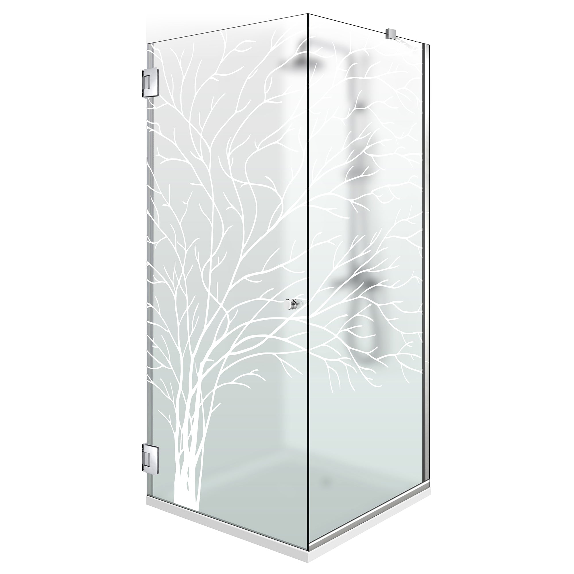 Cabina doccia con porta battente #Satinato