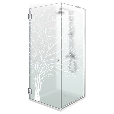 Cabina doccia con porta battente #Satinato