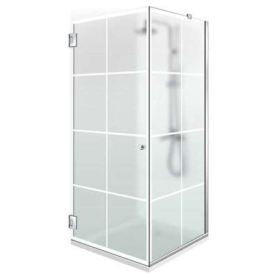 Cabina doccia con porta battente #Satinato