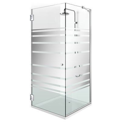 Cabina doccia con porta battente #Trasparente