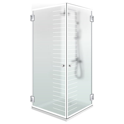 Cabina doccia con porta battente #Satinato