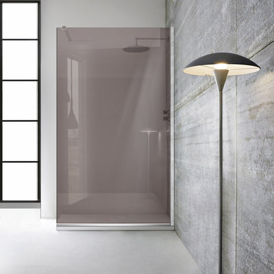 Paravan dus Walk-in, Perete dus  Inox, #Bronz #Bronz