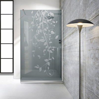 Paravan dus Walk-in, Perete dus  Inox, #Gri #Szürke