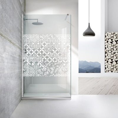 Paravan dus Walk-in, Perete dus  Inox, #Clara #Víztiszta