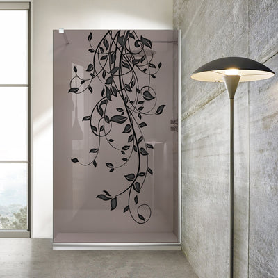Paravan dus Walk-in, Perete dus  Inox, #Bronz #Bronz